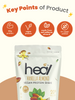 Heal Vanilla Almond Vegan Protein Shake, (525g - 15 Servings) Value Pack