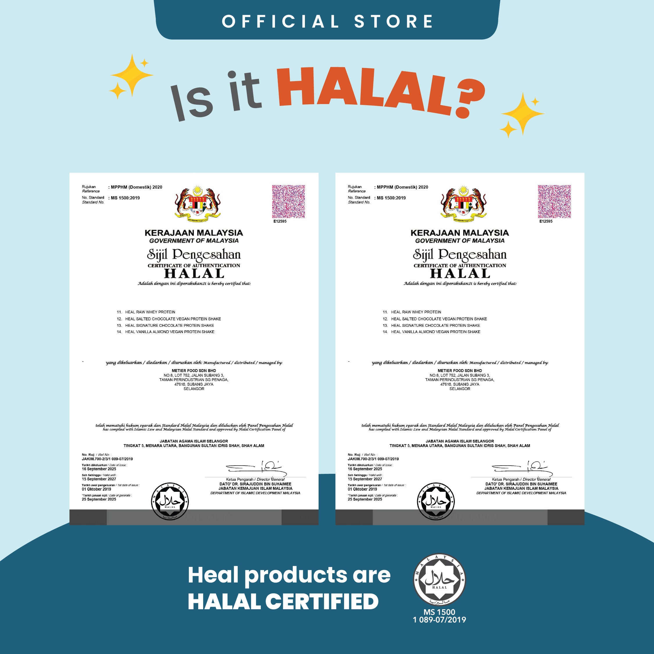 Heal Coconut Shake Protein Shake, 15 Servings Value Pack